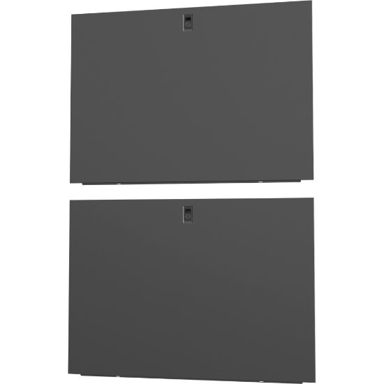 Picture of Vertiv VR 48U x 1200mm Deep Split Side Panels Black - Metal - Black - 48U Rack Height - 2 Pack - 47.2in Width