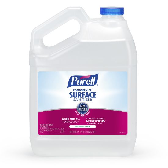 Picture of Purell Food Service Surface Sanitizer Refill, Unscented, 128 Oz Bottle