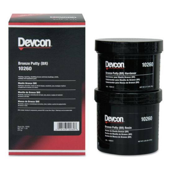 Picture of Devcon Bronze Putty (BR), 1 lb Tub