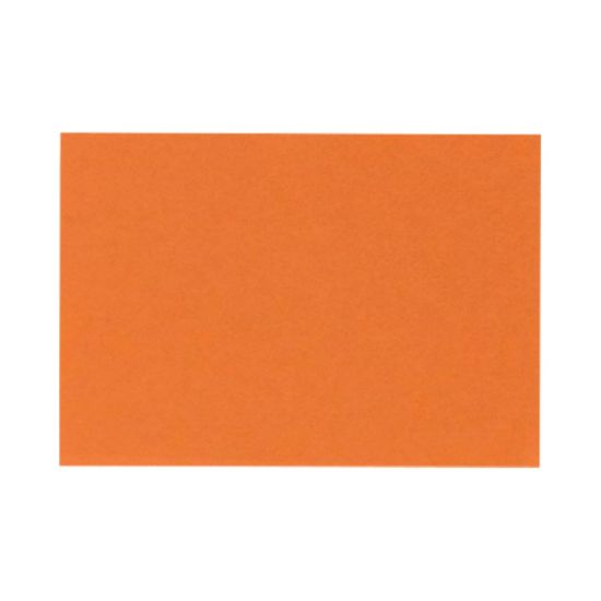 Picture of LUX Mini Flat Cards, #17, 2 9/16in x 3 9/16in, Mandarin Orange, Pack Of 250