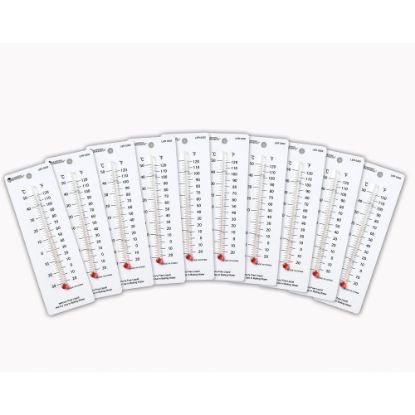 Picture of Learning Resources Student Thermometers, Grades 3-12, Pack Of 10