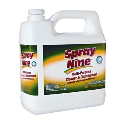 Picture of Spray Nine Heavy-Duty Cleaner/Degreaser w/Disinfectant - Liquid - 128 fl oz (4 quart) - 4 / Carton - Clear