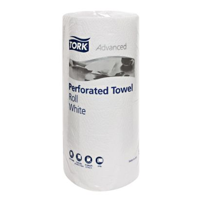 Picture of SCA Tissue 2-Ply Paper Towels, 100% Recycled, 120 Sheets Per Roll, Pack Of 30 Rolls