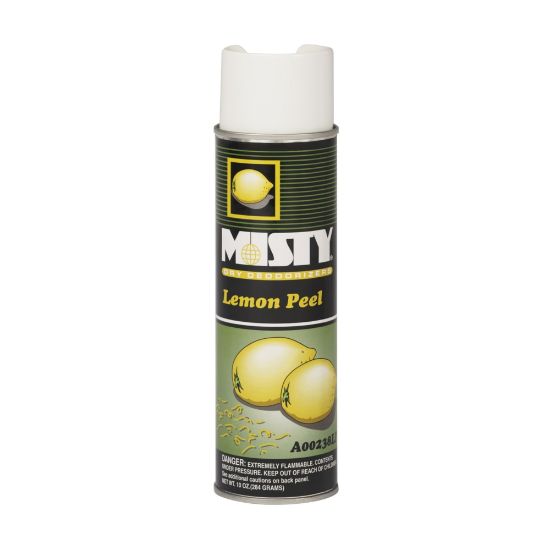 Picture of MISTY Handheld Scented Dry Deodorizer - Spray - 10 fl oz (0.3 quart) - Lemon - 12 / Carton - Odor Neutralizer, Ozone-safe