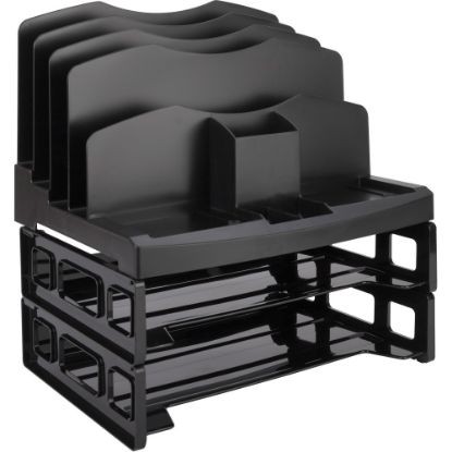 Picture of Eldon Smart Sorter System With Trays, Black