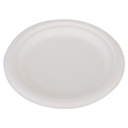 Picture of SCT ChampWare Heavyweight Bagasse Dinner Plates, 6in, White, Carton Of 1,000 Plates