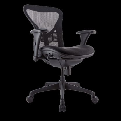 Picture of WorkPro Warrior 212 Mesh Managerial Mid-Back Chair, Black