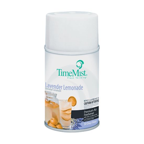 Picture of TimeMist Lavender Lemon Metered Air Dispenser Refill - Oil - 5.3 fl oz (0.2 quart) - Lavender Lemonade - 30 Day - 12 / Carton