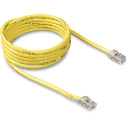 Picture of Belkin Cat. 5e Patch Cable - RJ-45 Male - RJ-45 Male - 10ft - Yellow