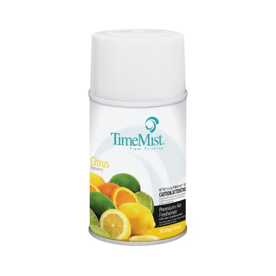 Picture of TimeMist Premium Metered Air Freshener Refills, Citrus, 6.6 Oz, Pack Of 12