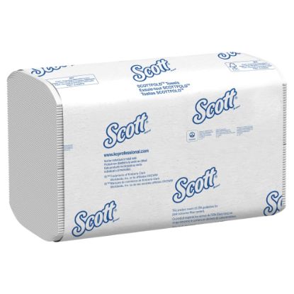 Picture of Scott Pro Scottfold Multifold Paper Towels with Fast-Drying Absorbency Pockets, 175 Sheets Per Pack, 25 Packs Per Case