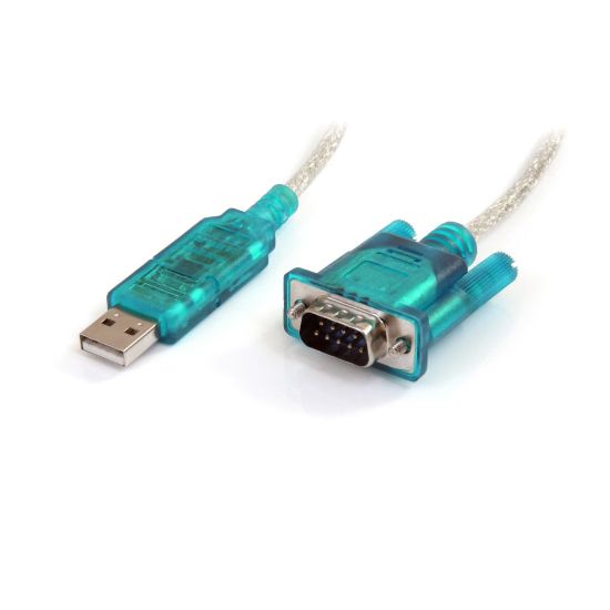 Picture of StarTech.com USB to Serial Adapter - Prolific PL-2303 - 3 ft / 1m - DB9 (9-pin) - USB to RS232 Adapter Cable - USB Serial