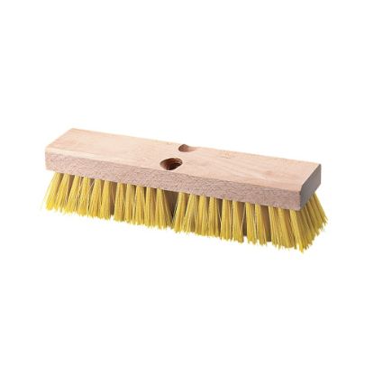 Picture of BOARDWALK Deck Brush, Cream Colored Polypropylene Bristles, 10 inches wide, Sold as One Each