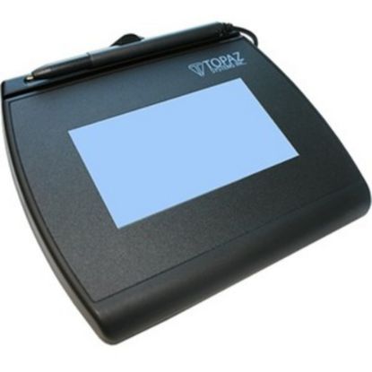 Picture of Topaz SignatureGem LCD 4x3 - Active Pen - 4.40in x 2.50in Active Area - Wired - Black LCD - Serial