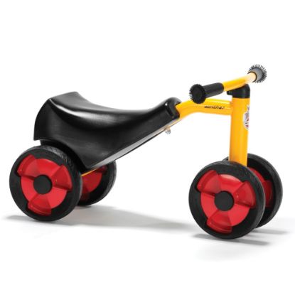 Picture of Winther Safety Scooter, 11inH x 9 1/2inW x 20 11/16inD, Red/Yellow/Black