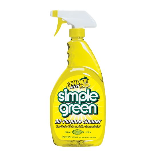 Picture of Simple Green All-Purpose Cleaner, Lemon Scent, 24 Oz Bottle, Case Of 12