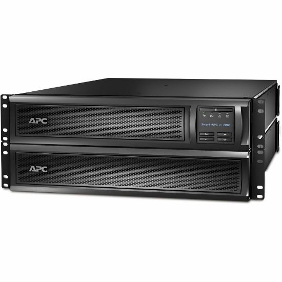 Picture of APC by Schneider Electric Smart-UPS X 1920 VA Tower/Rack Mountable - 2U Rack-mountable - 3 Hour Recharge - 11 Minute Stand-by - 120 V AC Input - 120 V AC Output - Sine Wave - Serial Port - USB - 3 x NEMA 5-15R, 3 x NEMA 5-20R, 1 x NEMA L5-20R