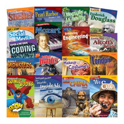 Picture of Teacher Created Materials TIME 17-Book Set, Set 2, Grades 6 - 8