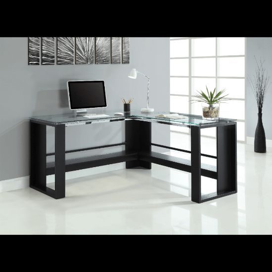 Picture of Whalen Jasper 60inW L-Shape Corner Desk, Espresso