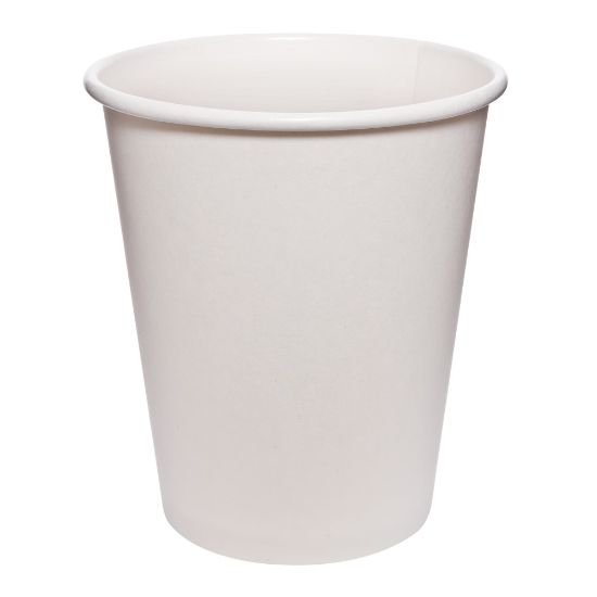 Picture of Solo Cup Polycoated Hot Paper Cups, 10 Oz, White, 50 Cups Per Sleeve, Case Of 20 Sleeves