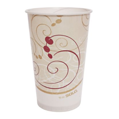 Picture of Solo Cup Waxed Paper Cold Cups, 16 Oz, Symphony, 50 Cups Per Sleeve, Case Of 20 Sleeves