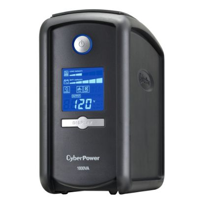 Picture of CyberPower Uninterruptible 600-Watt 9-Outlet Power Supply, CP1000AVRLCD