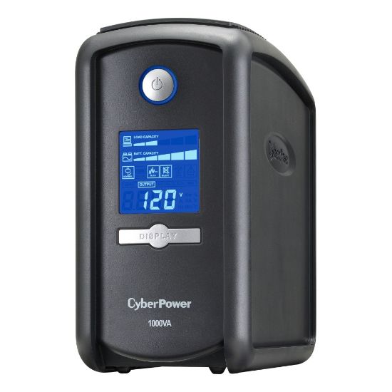 Picture of CyberPower Uninterruptible 600-Watt 9-Outlet Power Supply, CP1000AVRLCD