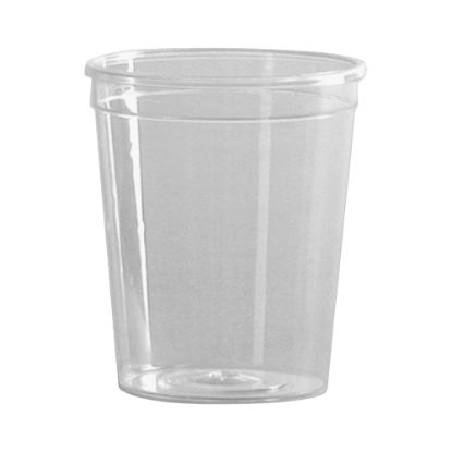 Picture of WNA Comet Plastic Portion/Shot Glass, 2 Oz, Clear, 50 Cups Per Pack, Case Of 50 Packs