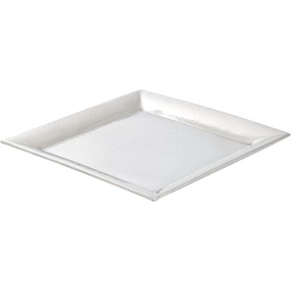 Picture of Vollrath Artisan Hammered Stainless-Steel Serving Trays, Set Of 2 Trays