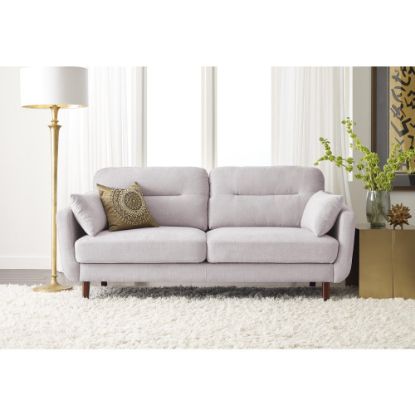 Picture of Serta Sierra Collection Loveseat, Ivory/Chestnut