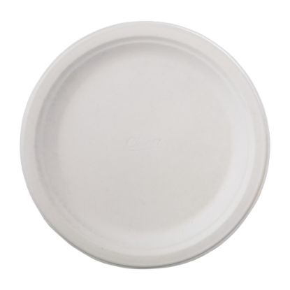 Picture of Chinet Classic Paper Plates, 9 3/4in, White, 125 Plates Per Pack, Carton Of 4 Packs