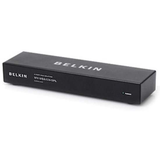 Picture of Belkin VGA Splitter - 1 x HD-15 Video In, 4 x HD-15 Video Out - 1600 x 1200 - UXGA