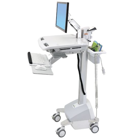 Picture of Ergotron StyleView EMR Cart with LCD Arm, White