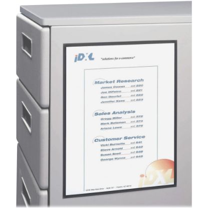 Picture of C-Line Cubicle Keepers Display Pockets for Metal Surfaces - Magnetic, 8-1/2 x 11, 2/PK, 37911