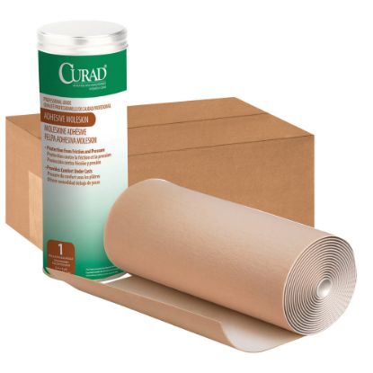 Picture of CURAD Moleskin Rolls, 9in x 4 Yd., Tan, Pack Of 12