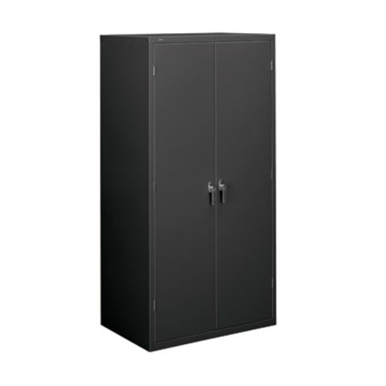 Picture of HON Brigade Steel Storage Cabinet, 5 Adjustable Shelves, 71 3/4inH x 36inW x 24 1/4inD, Charcoal