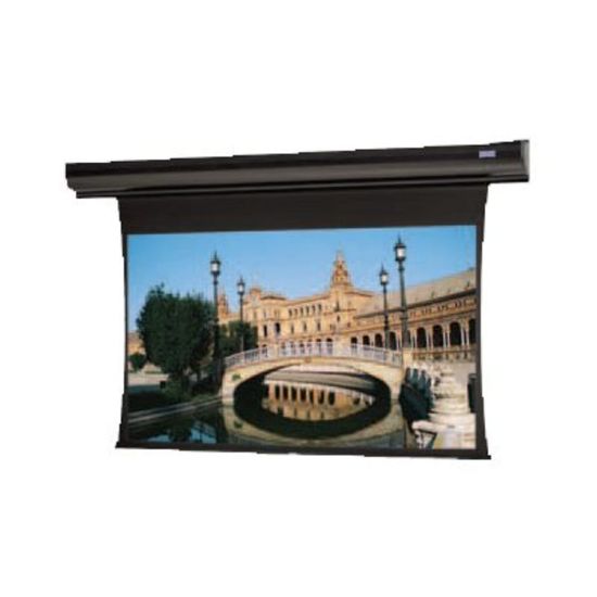 Picture of Da-Lite Tensioned Contour Electrol Video Format - Projection screen - ceiling mountable, wall mountable - motorized - 120 V - 150in (150 in) - 4:3 - Da-Mat - black with light textured powder coat