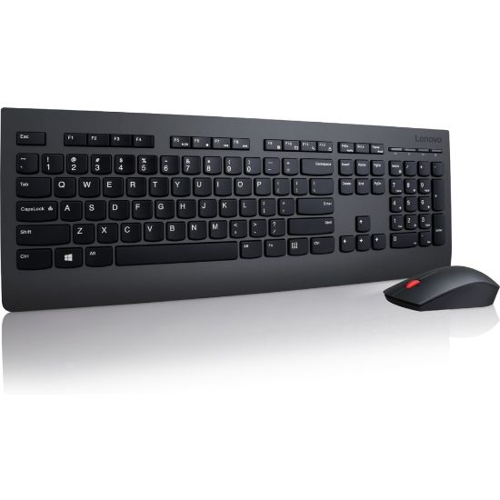 Picture of Lenovo Professional Wireless Keyboard & Mouse, Compact Keyboard, Laser Mouse