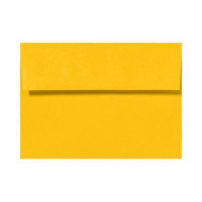 Picture of LUX Invitation Envelopes, A2, Peel & Press Closure, Sunflower Yellow, Pack Of 50