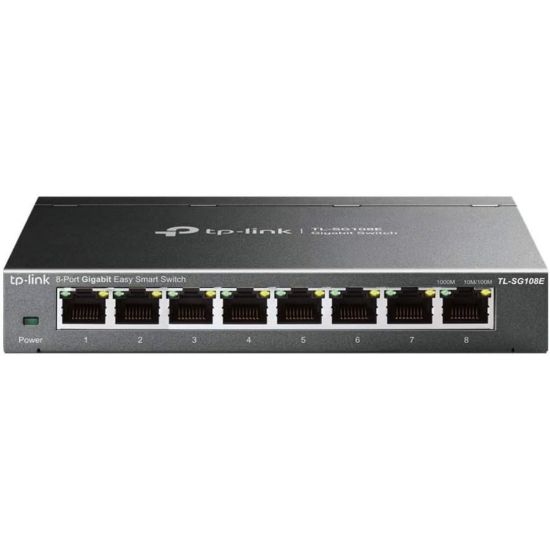 Picture of TP-Link 8-Port Gigabit Ethernet Easy Smart Switch, TL-SG108E