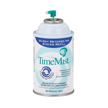 Picture of TimeMist Premium Metered Air Freshener Refills, 6.6 Oz, Clean & Fresh, Carton of 12 Units