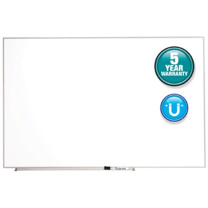 Picture of Quartet Matrix Magnetic Marker Dry-Erase Board, 48in x 31in, Aluminum Frame With Silver Finish