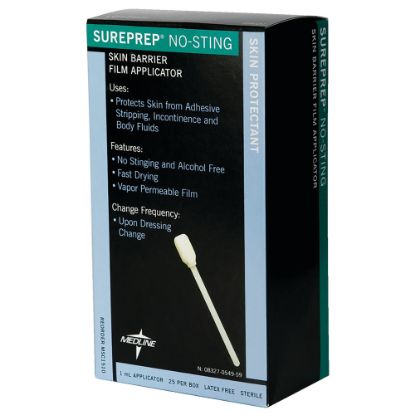 Picture of Medline Sureprep No-Sting Skin Protectant, Box Of 25 Packets