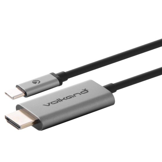 Picture of Volkano X Core Screen Series USB Type-C To HDMI Cable, 6ft, Charcoal, VK-20059-CH