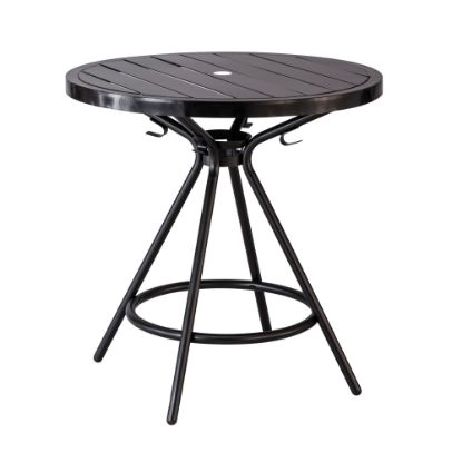 Picture of Safco CoGo Outdoor/Indoor Round Table, 36in Diameter, Black