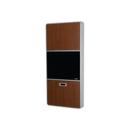 Picture of Capsa Healthcare 423 Wall Cabinet Workstation - Pin Code Lock - Cabinet unit - for LCD display / PC equipment - medical - screen size: up to 24in - wall-mountable