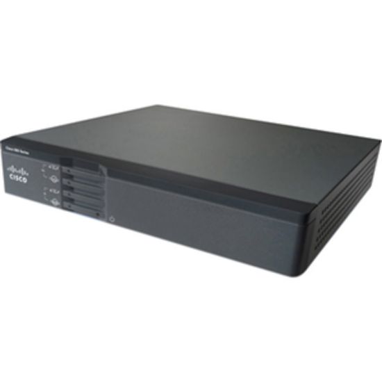 Picture of Cisco 866VAE Integrated Service Router - DSL - 5 Ports - 4 RJ-45 Port(s) - Management Port - 256 MB - Fast Ethernet - ADSL - 1U - Rack-mountable - 1 Year