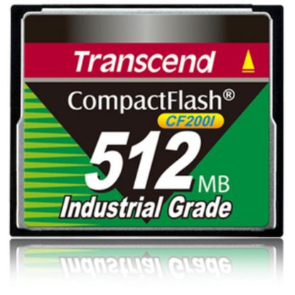 Picture of Transcend CF200I Industrial Grade - Flash memory card - 512 MB - CompactFlash