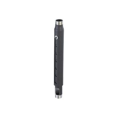 Picture of Chief 6-9in Adjustable Extension Column - White - Mounting component (extension column) - for projector - aluminum - black - ceiling mountable