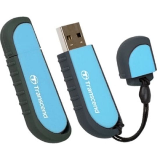 Picture of Transcend JetFlash V70 - USB flash drive - 32 GB - USB 2.0 - blue